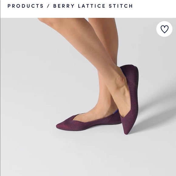 EUC Berry Lattice Rothy Points SOLD OUT - Picture 15 of 16